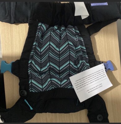 Infantino Baby Carrier Chevron Pattern Wrap & Buckle Gather Carrier 8-40 Pounds