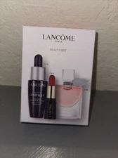 Lancôme 2023 Beauty Mini Set Génifique 0.33oz, Drama Matt-505,  Parfum . 0.13oz