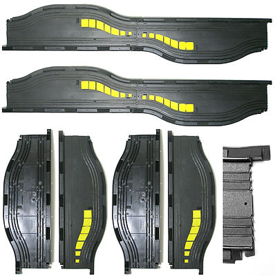 4pc 1981 Aurora Speedsteer HO Slot less Car HAZARD CANYON BY-PASS TRACK 6057 NOS