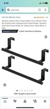 Over The Door Towel Rack, Over Cabinet Towel Bar Kitchen Bathroom Towel. Pack