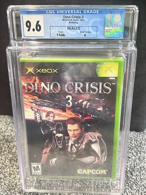 ダイナソー・クライシス3('96米) CGC 9.6 A- Dino Crisis 3 Original Xbox 2003 FACTORY SEALED! - RARE