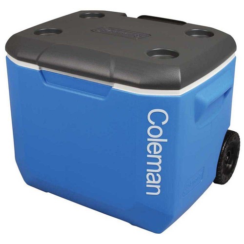 Coleman Performance Cooler Wheeled 60 Qt 56 Liter Kühlbox blau 2000036084 - Bild 1 von 3