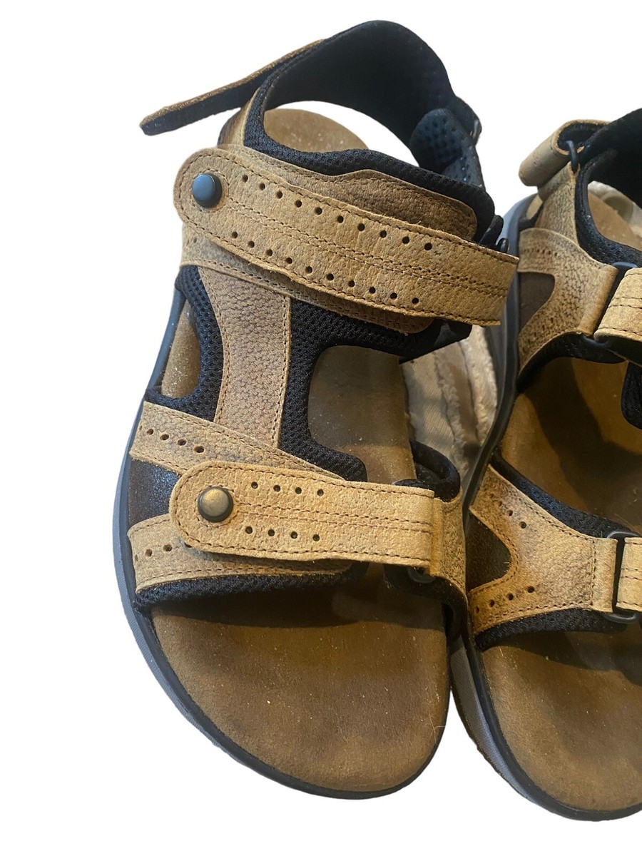 SAS Maverick Sandals Men Size 8 W Brown Leather Sport Strap  display picture 1