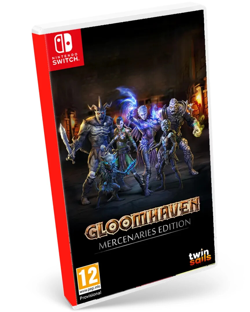 GLOOMHAVEN: MERCENARIES EDITION SWITCH PAL ESPAÑA NUEVO FISICO ESPAÑOL PRECINTAD