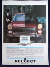 Peugeot 404, Original Advertising from 1966