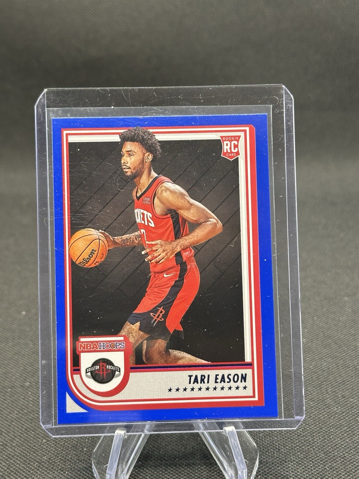 TARI EASON RC 2022-23 Hoops #247 Blue Parallel Rookie ROCKETS