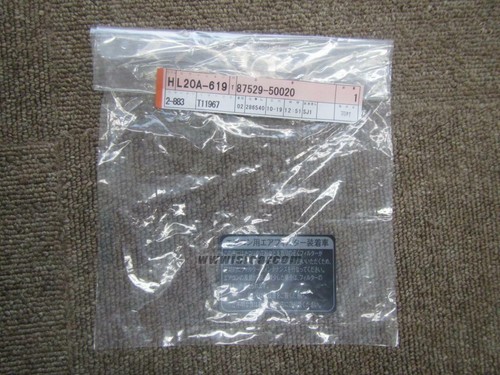 TOYOTA VITZ YARIS KSP90 LABEL AIRCON FILTER INFORMATION 87529 50020 
