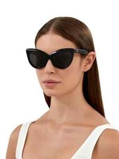BALENCIAGA BB0217S BB 0217S 001 Black Sunglasses 57-17-145