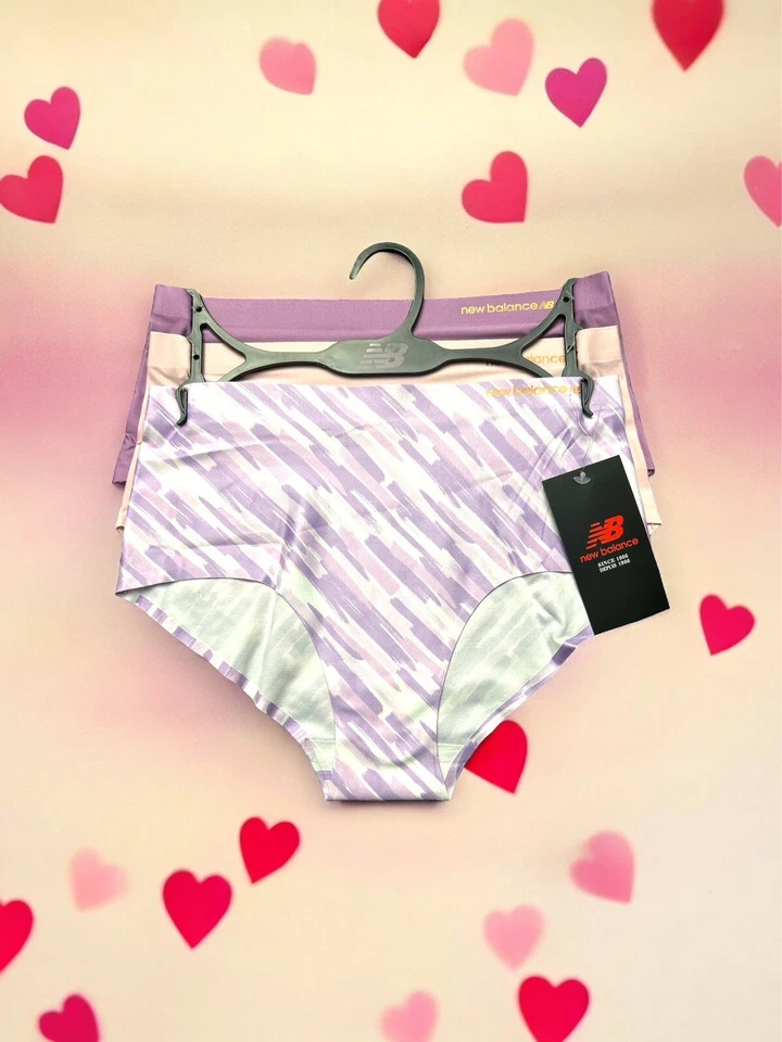 NEW BALANCE Women's No Show Seamless Mid-Rise Panties~3 Pck Multicolor~ALL SIZES - Image 4 of 4