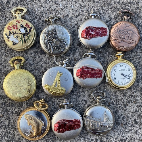 19 Pcs Antique classic Rose gold, silver pocket watch rare collectibles Vintage - Picture 7 of 12
