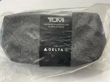 Brand New TUMI for Delta Case Zip Small Toiletries Cosmetic Travel Kit Bag