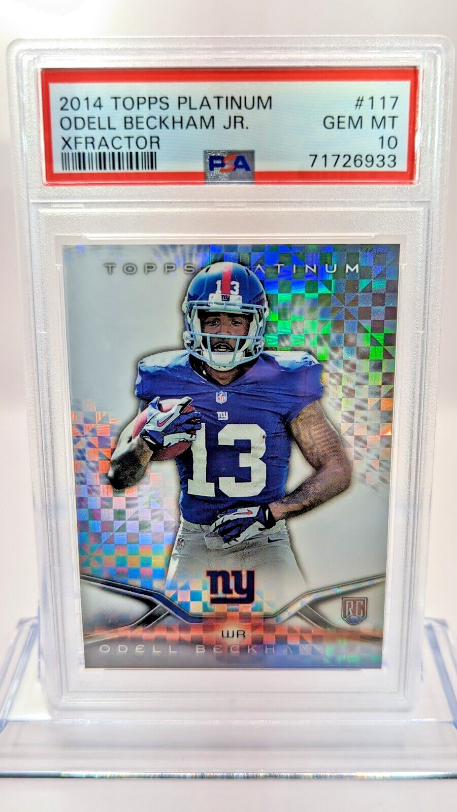 Odell Beckham Jr. Topps Platinum #117 Xfractor