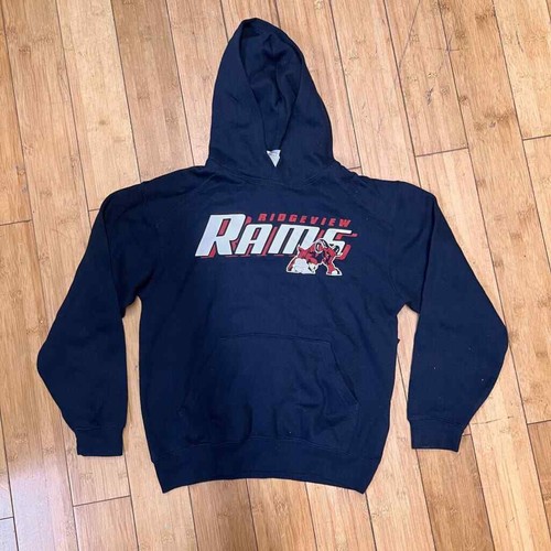 Youth •C2 Sport• Rams-Athletic Fleece Sport Hood navy Medium - Picture 2 of 4