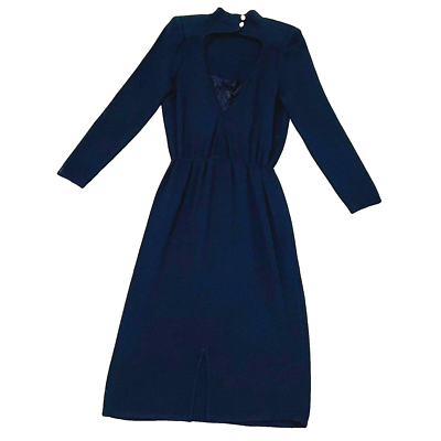 St John Evening Neiman Marcus Sz 14 Black Knit Cocktail Party Holiday Dress  USA | eBay