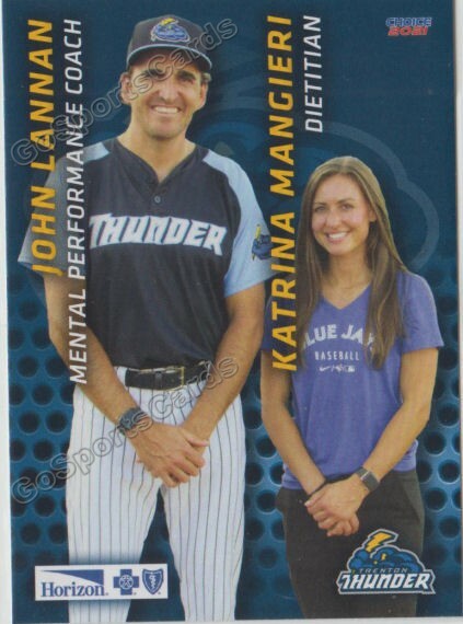 2021 Buffalo Bisons Trenton Thunder John Lannan Katrina Mangieri Blue Jays CO