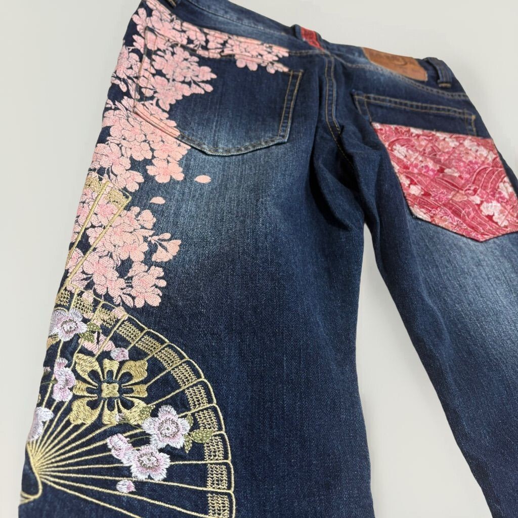 新品未使用　DENIM PANTS 『MARIACHI』 SP 14OZ/MW BICOLOR DENIM PANTS(S Black X Indigo): Vintage