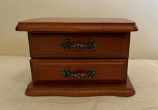 BOITE À BIJOUX FAÇON "COMMODE" BOIS VINTAGE