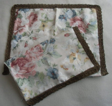 2 Kissenplatten Landhausstil Shabby Chic  Deko-Sofa -Kissen   100% Handarbeit