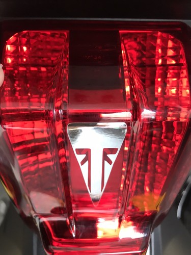 Triumph Tiger 800 Rear Light Chrome Sticker. - Picture 4 of 12