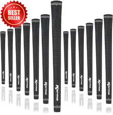 13x Golf Pride Velour Black Midsize +1/32" Stick Club Grips Set Golf Accessories