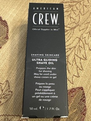 AMERICAN CREW FOR MEN ULTRA GLIDING SHAVE OIL 1.7 OZ