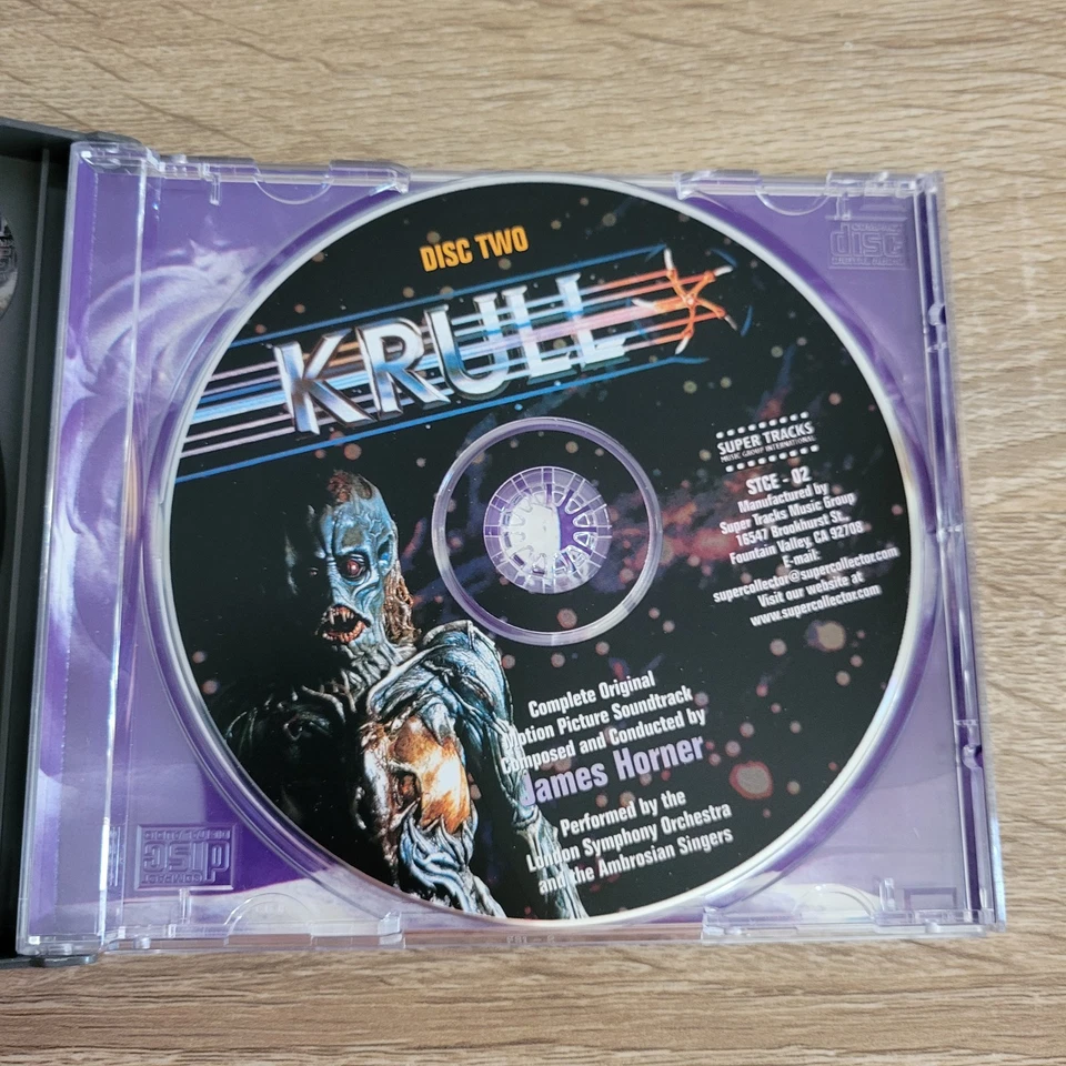 Krull Soundtrack CD 2-Disc James Horner OOP Rare Limited Edition - Image 4 of 4