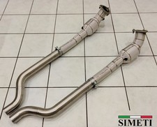 Maserati GranTurismo Stainless Steel 200 cell Sports Catalytic Convertors SIMETI
