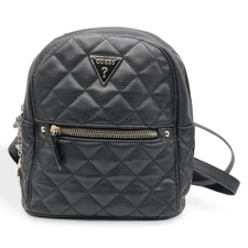 Small Guess Backpack With Charm Gold Accents Pre-Loved💜