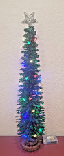Weihnachtsbaum Stern dekorativer kleiner Schmuckbaum bunte LED Tischdeko  60cm