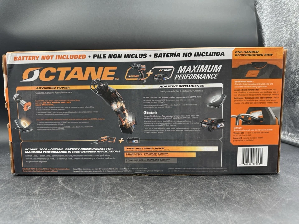 Ridgid 18V Brushless Reciprocating Saw R86448B - Image 2 of 3