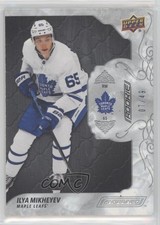 2019-20 Upper Deck Engrained Rookies Ebony 7/49 Ilya Mikheyev #87 01ks