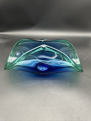 White Cristal Murano Bowl