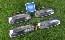 Toyota Aristo Jzs Lexus Gs Outer Door Handles Set Chrome 4 Pcs Oem Jdm Used