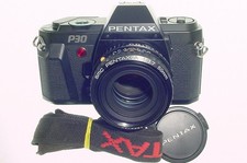 Pentax P30 35mm SLR Film Manual Camera with Pentax-A 50mm F/1.7 SMC Lens - Mint