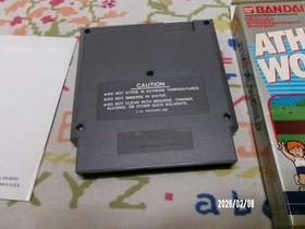 #832 Athletic World - 5 VITE - NINTENDO (NES '87) RARA SCATOLA DOPPIA APERTURA CIB