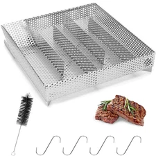 Hot and Cold Smoke Generator for BBQ Grill Ideal for Smoking Meat, Fish, Cheese