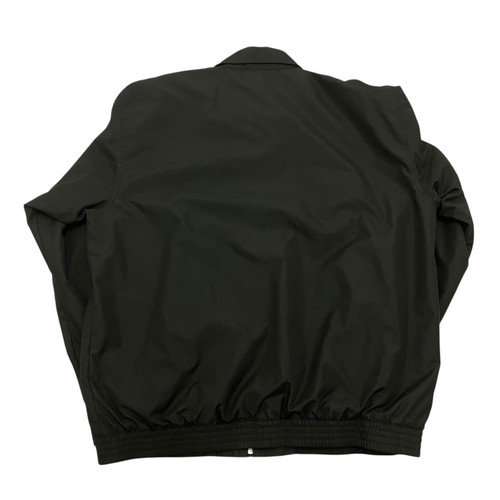 Chaps Harrington Jacket Black Mens L Flannel Lined Full Zip - Picture 8 of 10