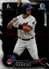 2016 Bowman Chrome Prospects #BCP166 Todd Hankins Cleveland Indians