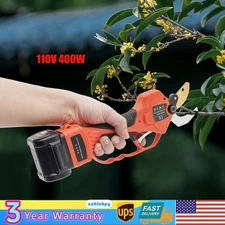 Electric Pruner Cordless Pruning Shears Extension Pole Bar Lithium Battery