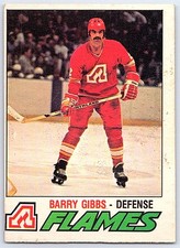 1977-78 O-Pee-Chee *C* Barry Gibbs Atlanta Flames #319