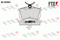 Bremsbelagsatz Scheibenbremse FTE 9010283 FüR Honda Accord 6 CK CG CH CF CL 7 CN