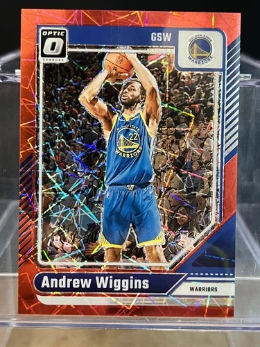 2024-25 Panini Donruss Optic - Andrew Wiggins #195 Red Velocity Prizm /299