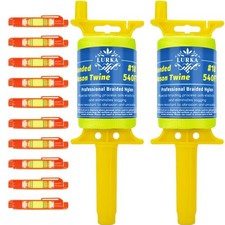 Mason Line String, 18 540 Feet Braided Construction Nylon Line with 5 Built-i...