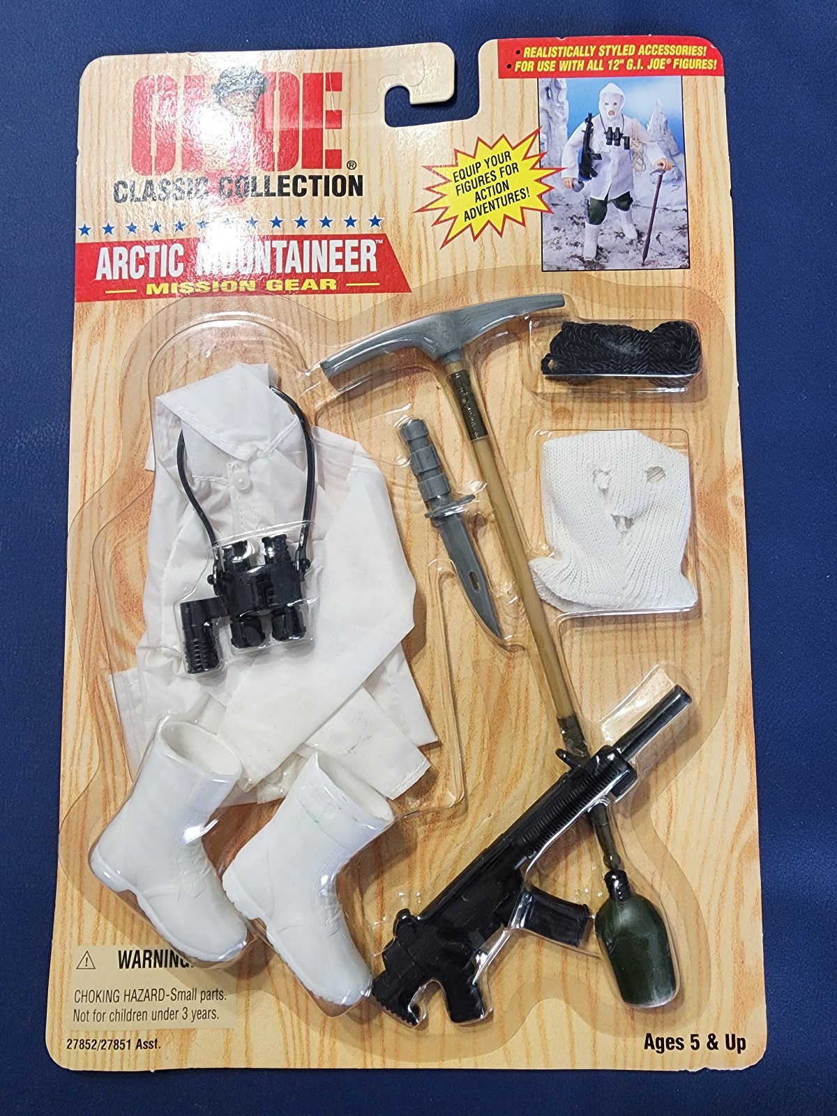 GI Joe Classic Collection Arctic Mountaineer Mission Gear Ac