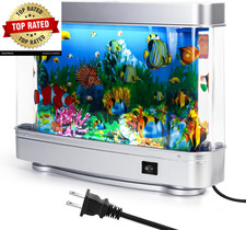 Fake Fish Tank Baby Aquarium - Artificial Fish Lamp with Moving Tropical Fish