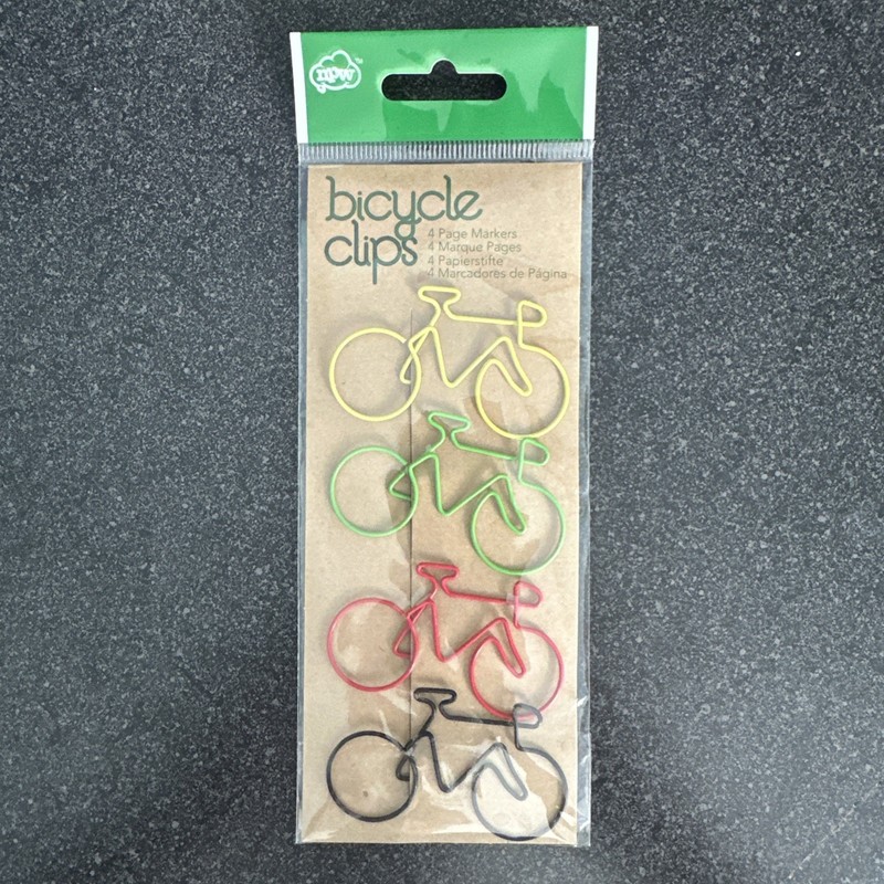 Bicycle Multicolor Paper Clips 4pk