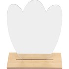 Cute Mirror Decorative Table Makeup Mirror Desk Irregular Mirror with Stand for