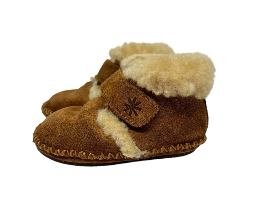 LL Bean Niño Pequeño 3-4 Shearling Wicked Good Zapatillas Botines Gamuza Mocasín Foto 4 de 4