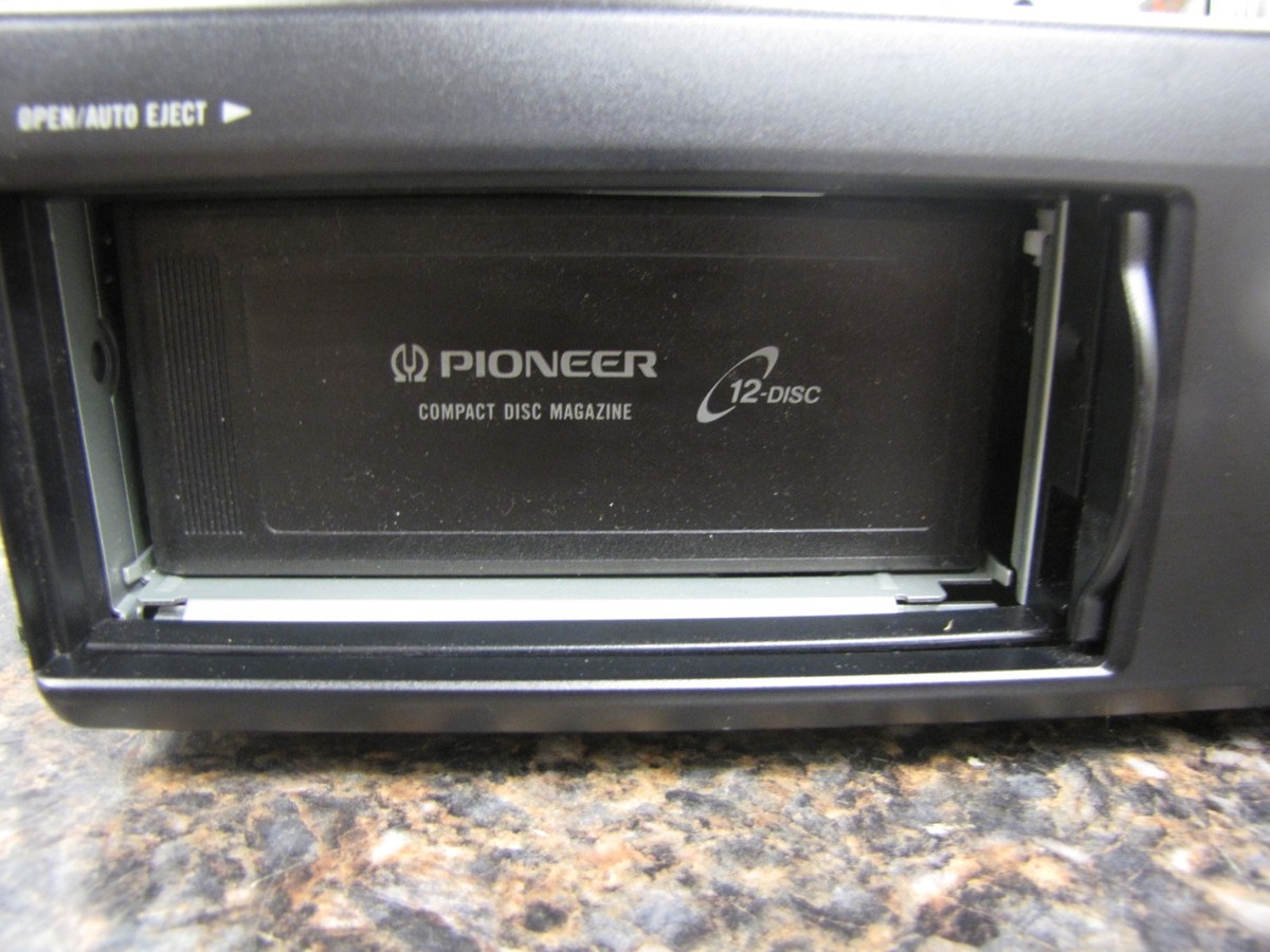 1994 PIONEER CDX-P1200 12 Disk Multi-CD Disk Changer Car w/ CD