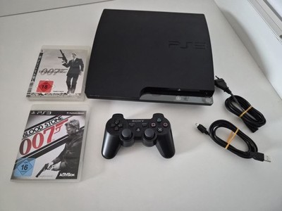 PS3 Slim 250GB CECH-2004B CFW Fähig Mit spiele, Mit Zubehörpaket